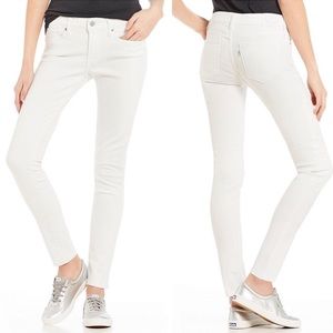 Levi's 711 White Skinny Jeans 27